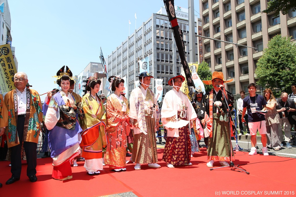 宗春道中には愛知県知事、名古屋市長もコスプレをして参加