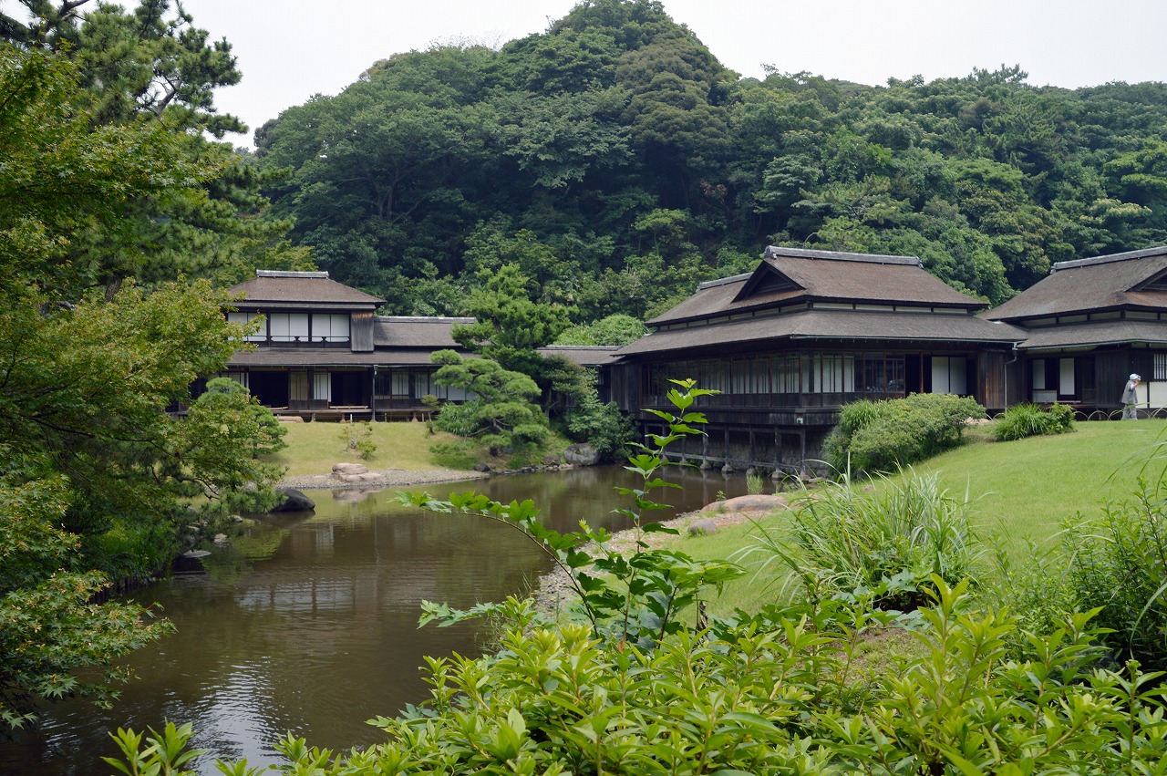 モデルコースに組み込まれた三渓園は日本文化を体験できる